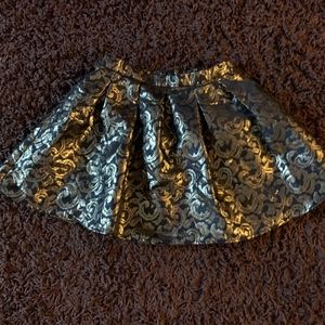 Macy's Metallic skirt